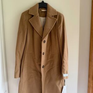 Wool camel coat